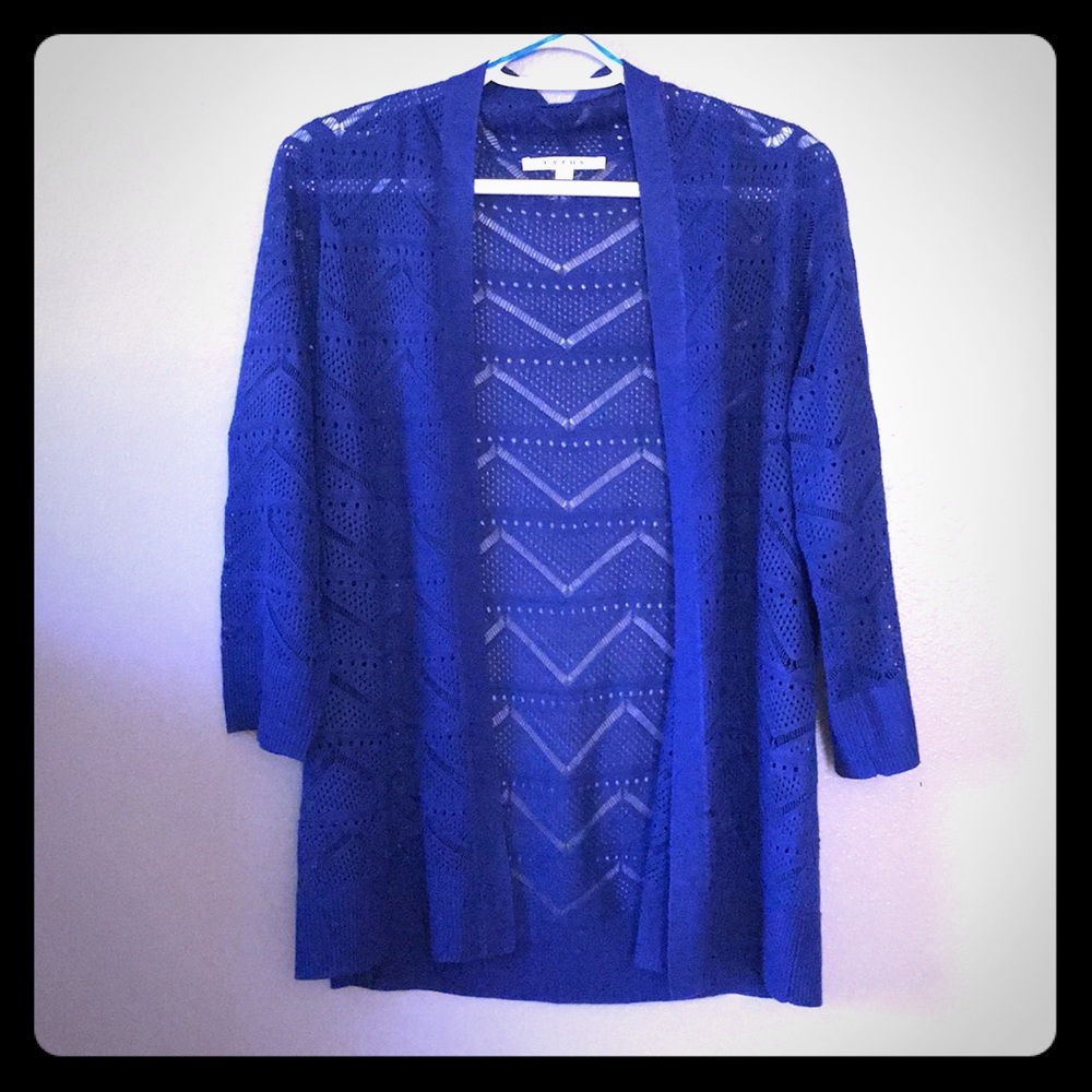 Cobalt Blue cardigan